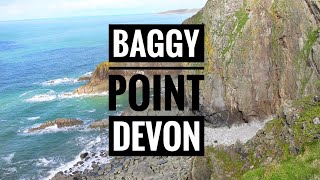 Walk to Baggy Point and Croyde Beach Devon England  Cowell Chan [upl. by Alit]