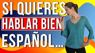 Si quieres HABLAR BIEN español… OPORTUNIDADES [upl. by Auqcinahs375]