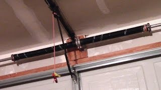 Garage Door Torsion Spring Replacement How To [upl. by Turoff]