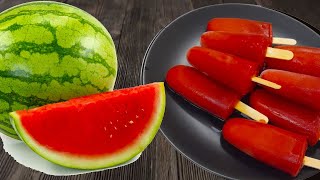 Watermelon Ice PopsWatermelon Ice Blocks RecipeVegetarian Recipes [upl. by Ycnaf]