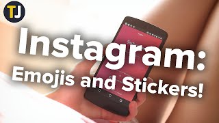 How to Add Stickers or Emoji To Instagram Stories [upl. by Mellisa]