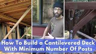 Trick to build an EXTRA Cantilevered Deck [upl. by Thadeus]