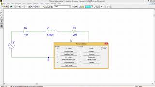 PSpice  Analysis Setup  AC Sweep [upl. by Pickard]