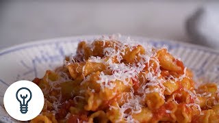 Marcella Hazans Tomato Sauce  Genius Recipes [upl. by Flo]