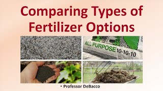 Comparing Types of Fertilizer Options [upl. by Einatirb]