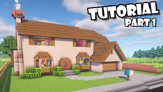 How to Build The Simpsons House  Minecraft Tutorial Part 1 [upl. by Humpage]