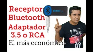 Receptor de Audio Bluetooth Salida 35 adaptador bluetooth transmisor bluetooth receptor wireless [upl. by Miko613]