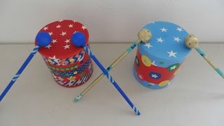 DIY Tambores ⭐️ Drums ⭐️  Creative Flower [upl. by Aerdnac]