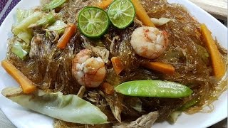 How to cook Sotanghon Guisado Pancit Sotanghon Guisado [upl. by Kilmarx]