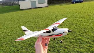 WLToys F949  Cessna 182 Review [upl. by Llereg]