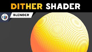 Procedural Dither Shader Material in Blender 282a Eevee [upl. by Attaynik]