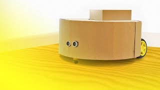 Robot vacuum cleaner on Arduino UNO  How to make  Homecraft [upl. by Oiredised653]