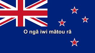 National Anthems New Zealand Aotearoa  Short version  Lyrics  Translation [upl. by Weisman]