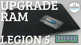 How to Upgrade Lenovo Legion 5 RAM  Add RAM to Lenovo Laptop  Legion 515IMH05H [upl. by Elag]