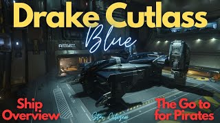 Star Citizen  Drake Cutlass Blue Overview [upl. by Beller]