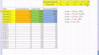 calculer lancienneté sur excel [upl. by Ryley]