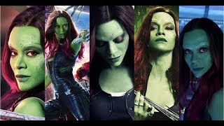 All Gamora Fight Scenes Guardians of the Galaxy [upl. by Soll]