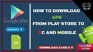 How to Download APK Files From Google Play Store to PC and Mobile Directly [upl. by Lleinad]