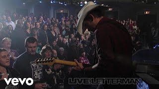 Brad Paisley  Mud On The Tires Live on Letterman [upl. by Seyah]