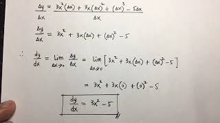 The Derivative  Long Method [upl. by Ecirtnom]