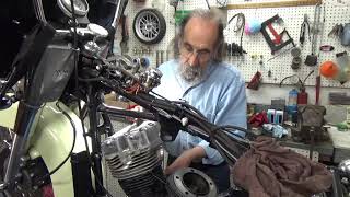 Installing Shovelhead Cylinder Heads [upl. by Yehus396]