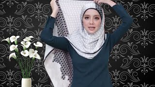 9 STYLE TUDUNG SHAWL TERKINI – CARA2 PAKAI TUDUNG SHAWL SIMPLE DAN CANTIK – QotrunNada [upl. by Alesram]