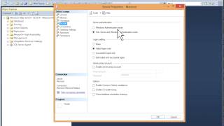 How to Change SQL Server Authentication Modes HD [upl. by Oalsinatse]