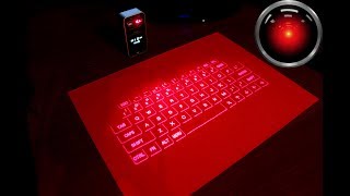 Laser projection keyboard review [upl. by Nollad]