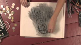 Drawing with charcoal  How to make rubbings [upl. by Davin24]