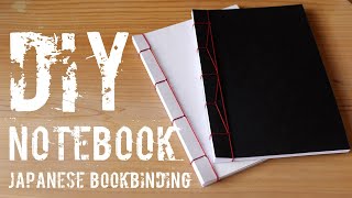 DIY  Notebook japanese bookbinding  Back to School [upl. by Ecnatsnok589]