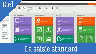 La saisie des écritures comptables dans Ciel Comptabilité [upl. by Urana]
