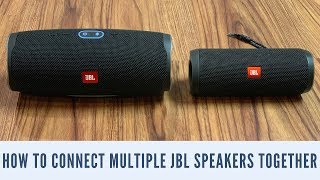 How to Connect Multiple JBL Speakers Together [upl. by Eide]