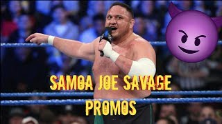 Samoa Joe Savage Promos [upl. by Naihtsirc]