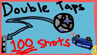 The BEST Double Tap Training Packs 100 Shots  Tutorial  Rocket League [upl. by Sitoiganap]