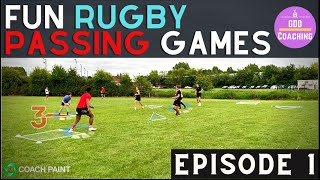 Fun Rugby Passing Games  Catch Pass Games for ALL Ages  Episode 1  GDD Rugby Coaching amp Analysis [upl. by Su94]