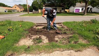 Homeowner Was SHOCKED I MOWED His OVERGROWN Lawn for FREE  Power Washed FILTHY Driveway Too [upl. by Llenral]