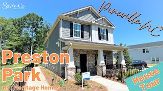 Pineville NC  Preston Park by Meritage Homes  Oxford II Floorplan  1800 SF  New Construction [upl. by Lati]