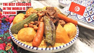 Tunisian Couscous Recipe  The Traditional method  How to make a couscous [upl. by Naved]