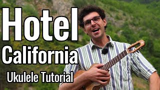 Eagles  Hotel California Ukulele Tutorial [upl. by Aelem]