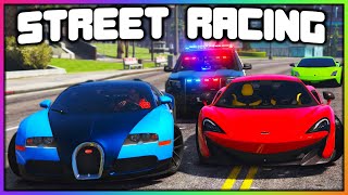 GTA 5 Roleplay  STREET RACERS TAKE OVER CITY  RedlineRP [upl. by Atinra]