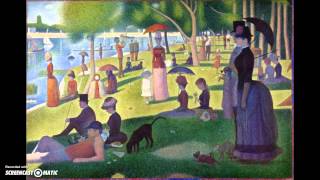 Composition in Georges Seurat La Grande Jatte [upl. by Ycam735]