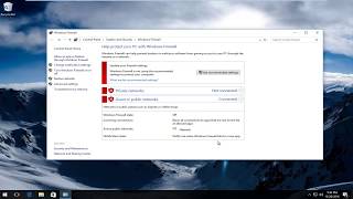 How To Turn OnOff Windows Firewall In Windows 10 [upl. by Longo314]