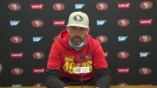 49ers Coach Shanahan on starting QB Nick Mullens “Its not all just about the arm” [upl. by Laurin]