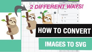 How to Convert Any Image to SVG for Cricut [upl. by Aekin]