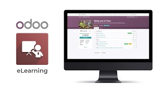 Odoo eLearning Open Source LMS [upl. by Siravrat]