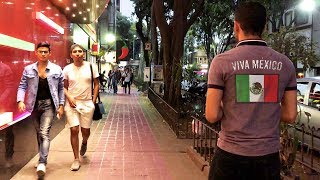 MEXICO CITY — Zona Rosa Video Walk 【4K】🇲🇽 [upl. by Elokkin]