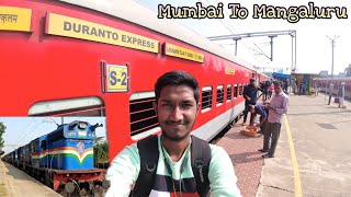 12223 Mumbai Ernakulam Duronto Express  Mumbai To Mangaluru Full Journey  Vlog [upl. by Loggia]