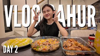 SAHUR DAY 2 WIM LIMSTEM WIM DOMT JUDGM  VLOG SAHUR RAMADHAN DAY 2 [upl. by Northey]