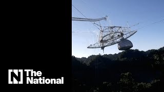 Arecibo Observatory in Puerto Rico collapses [upl. by Inger]