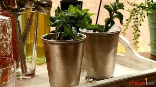 How to Make Mint Juleps  Cocktail Recipes  Allrecipescom [upl. by Ainitsirhc]